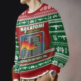 Hooktab Nakatomi Video Game Cartridge Die Hard Ugly Christmas Sweater