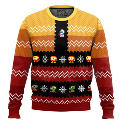 Hooktab Namco Dig Dug Ugly Christmas Sweater