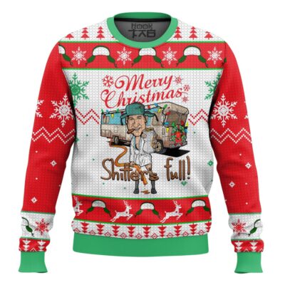 Hooktab National Lampoon's Christmas Vacation Shitters Full Ugly Christmas Sweater