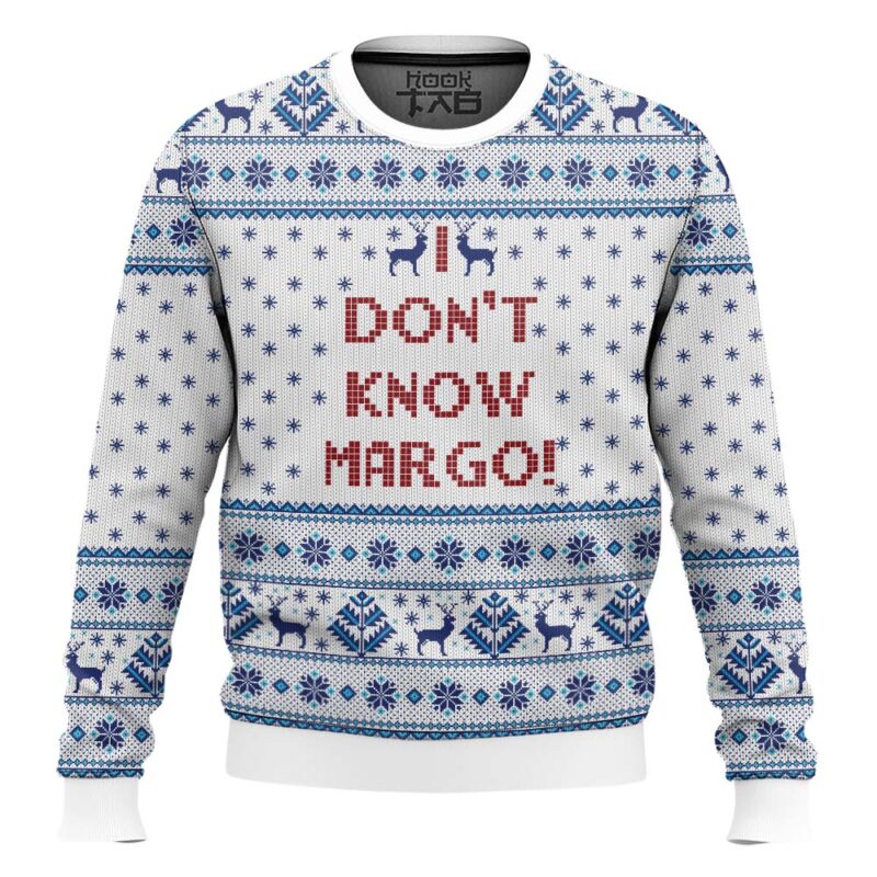 Hooktab National Lampoons Vacation I Dont Know Margo Ugly Christmas Sweater