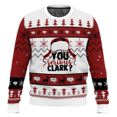 Hooktab National Lampoon's Vacation You Serious Clark Ugly Christmas Sweater