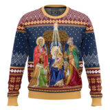 Hooktab Nativity Of Jesus Christ Ugly Christmas Sweater