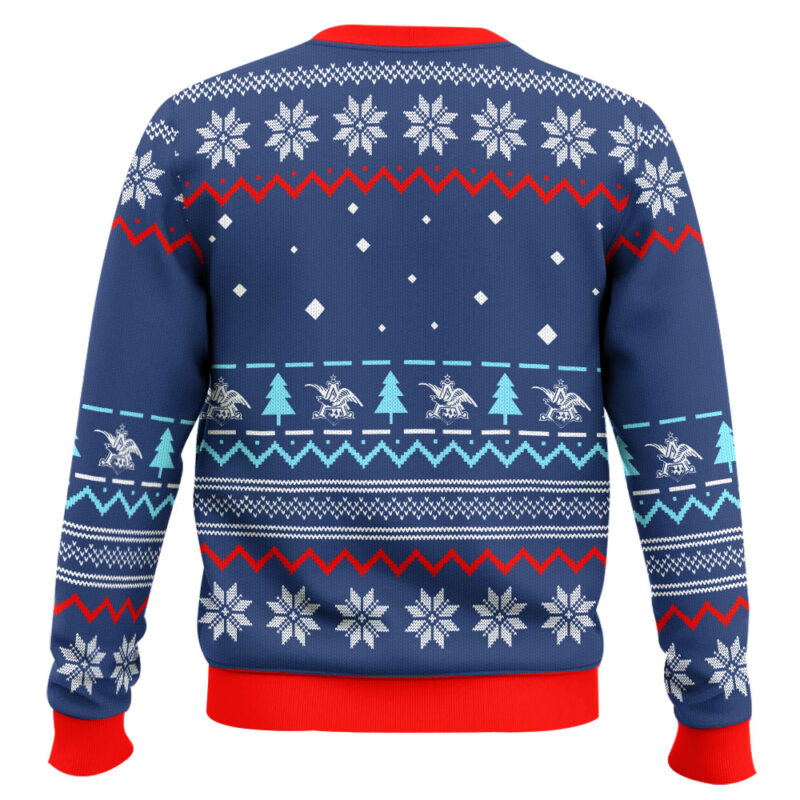 Hooktab Natural Light American Lager Ugly Christmas Sweater Hooktab Natural Light American Lager Ugly Christmas Sweater