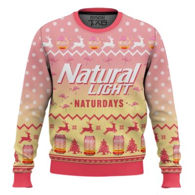 Hooktab Natural Light Naturdays Ugly Christmas Sweater