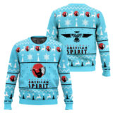 Hooktab Nature American Spirit Cigarettes Ugly Christmas Sweater