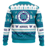Hooktab NBA Charlotte Hornets Custom Name And Number Ugly Christmas Sweater