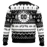 Hooktab NBA San Antonio Spurs Custom Name And Number Ugly Christmas Sweater