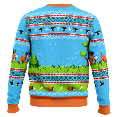 Hooktab NES Duck Hunt Ugly Christmas Sweater