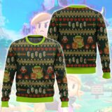 Hooktab NES Zelda Adventure Of Link Ugly Christmas Sweater