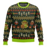 Hooktab NES Zelda Adventure Of Link Ugly Christmas Sweater