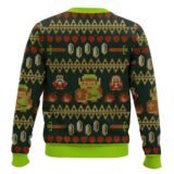Hooktab NES Zelda Adventure Of Link Ugly Christmas Sweater