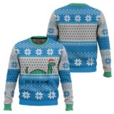 Hooktab Nessie Believe In Me Ugly Christmas Sweater