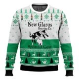 Hooktab New Glarus Spotted Ugly Christmas Sweater