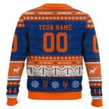 Hooktab New York Mets - Custom Name And Number Ugly Sweater