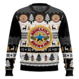 Hooktab Newcastle Brown Ale Ugly Christmas Sweater