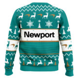 Hooktab Newport Cigarettes Ugly Christmas Sweater