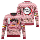 Hooktab Nezuko Kamado Ugly Christmas Sweater
