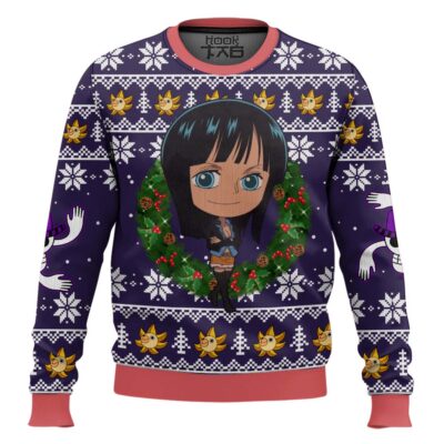 Hooktab Nico Robin One Piece Ugly Christmas Sweater