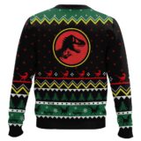Hooktab Night Gathers Jurassic Park Ugly Christmas Sweater