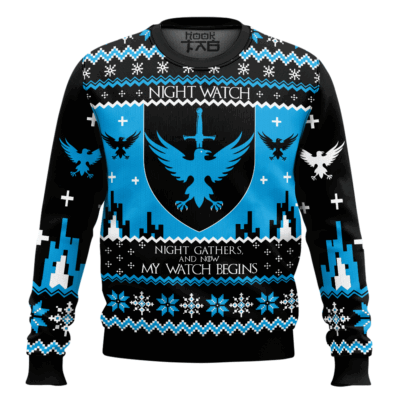 Hooktab Night Watch Game Of Thrones Ugly Sweater