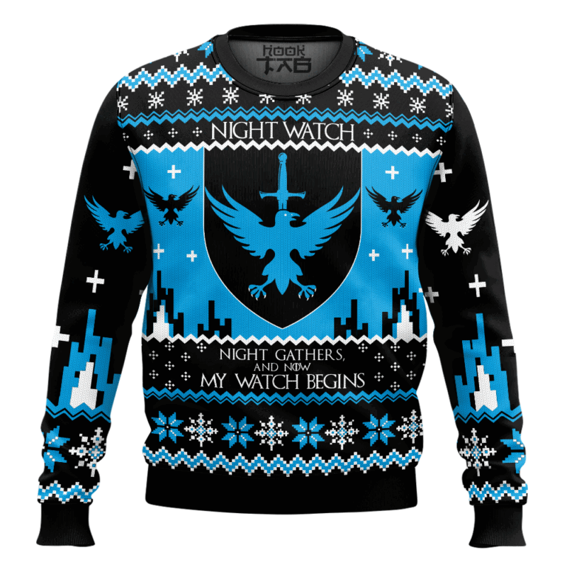 Hooktab Night Watch Game Of Thrones Ugly Sweater