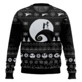 Hooktab Nightmare Before Christmas Fair Isle Ugly Christmas Sweater