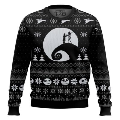 Hooktab Nightmare Before Christmas Fair Isle Ugly Christmas Sweater