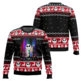 Hooktab Nightmare Before Christmas Into The Darkness We Go Ugly Christmas Sweater
