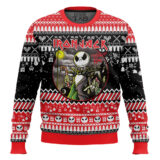 Hooktab Nightmare Before Christmas Iron Jack Ugly Christmas Sweater