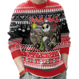 Hooktab Nightmare Before Christmas Iron Jack Ugly Christmas Sweater