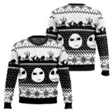 Hooktab Nightmare Before Christmas Jack Skellington Ugly Christmas Sweater