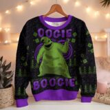 Hooktab Nightmare Before Christmas Oogie Boogie Ugly Christmas Sweater