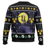Hooktab Nightmare Before Christmas Romantic Night Ugly Christmas Sweater