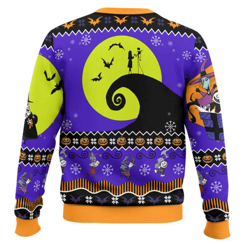 Hooktab Nightmare Before Christmas Santa Ugly Christmas Sweater Hooktab Nightmare Before Christmas Santa Ugly Christmas Sweater