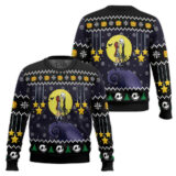Hooktab Nightmare The Nightmare Before Romantic Moment Ugly Christmas Sweater