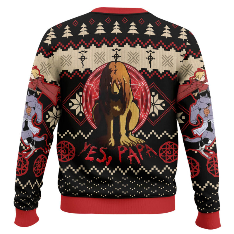 Hooktab Nina Yes Papa Fullmetal Alchemist Ugly Christmas Sweater Hooktab Nina Yes Papa Fullmetal Alchemist Ugly Christmas Sweater