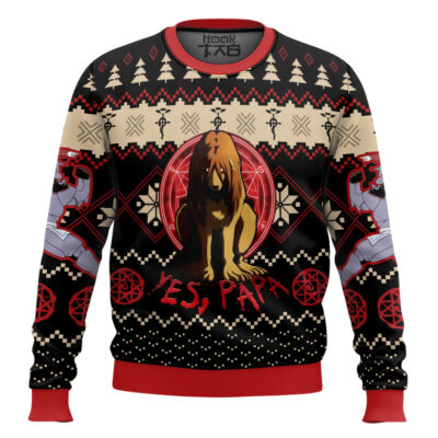 Hooktab Nina Yes Papa Fullmetal Alchemist Ugly Christmas Sweater