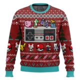 Hooktab Nintendo Controller Ugly Christmas Sweater