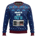 Hooktab Nintendo Made In The 80s Ugly Christmas Sweater