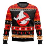 Hooktab No Ghost Ghostbusters Ugly Christmas Sweater