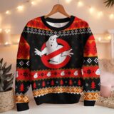 Hooktab No Ghost Ghostbusters Ugly Christmas Sweater