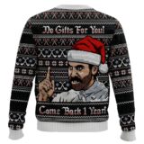 Hooktab No Gifts For You Burt Reynolds Ugly Christmas Sweater