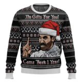 Hooktab No Gifts For You Burt Reynolds Ugly Christmas Sweater