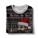 Hooktab No Gifts For You Burt Reynolds Ugly Christmas Sweater