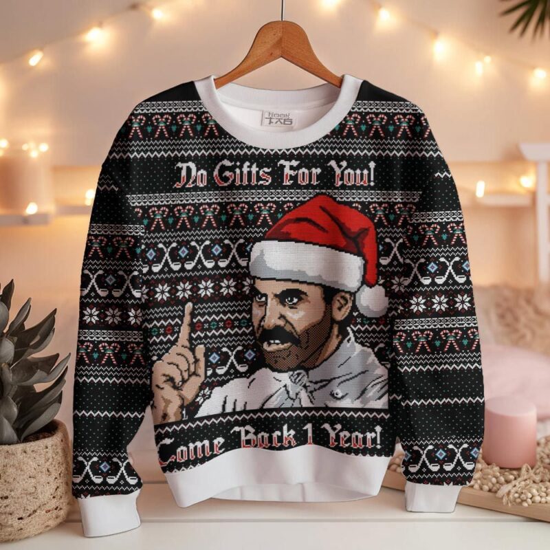 Hooktab No Gifts For You Burt Reynolds Ugly Christmas Sweater Hooktab No Gifts For You Burt Reynolds Ugly Christmas Sweater