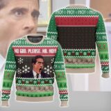 Hooktab No God Please No! Michael Scott The Office Ugly Christmas Sweater