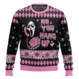 Hooktab No You Hang Up Scream Ugly Christmas Sweater