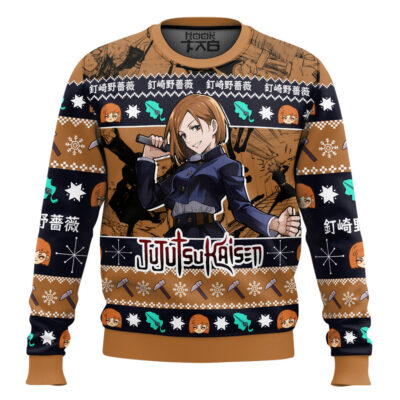Hooktab Nobara Kugisaki Jujutsu Kaisen Ugly Sweater