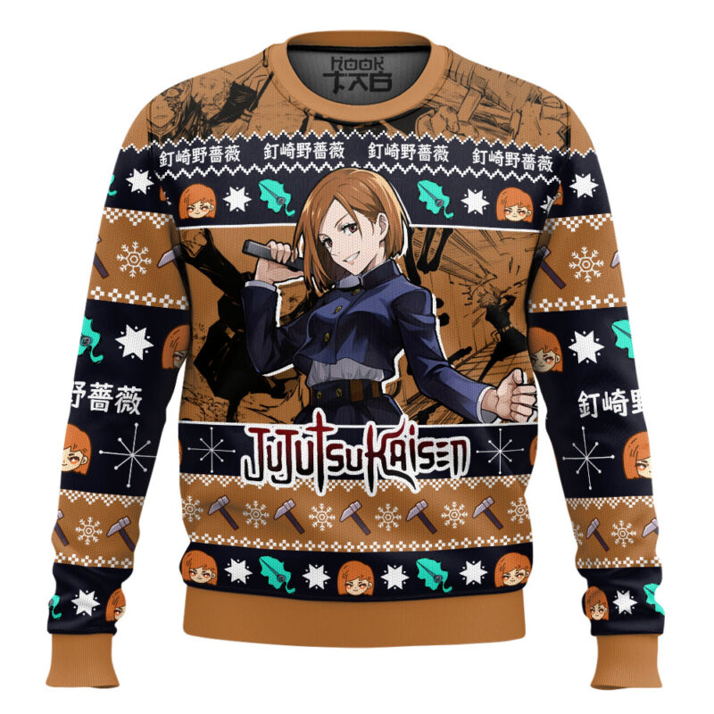 Hooktab Nobara Kugisaki Jujutsu Kaisen Ugly Sweater