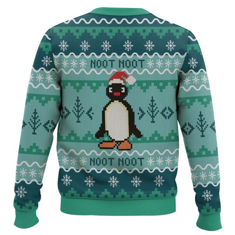 Hooktab Noot Noot Pingu Ugly Christmas Sweater Hooktab Noot Noot Pingu Ugly Christmas Sweater